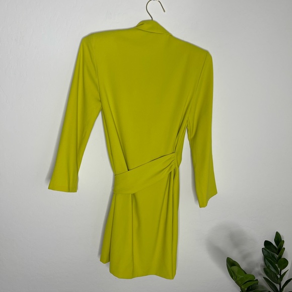 Zara Lime Green Mini Dress - Picture 9 of 9